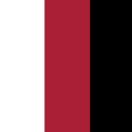 White / Scarlet / Black